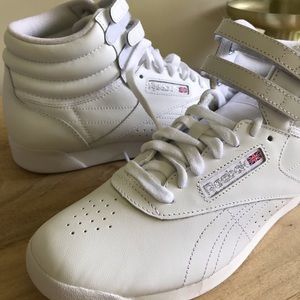 Reebok Freestyle HI Sneakers, Sz 8.5
